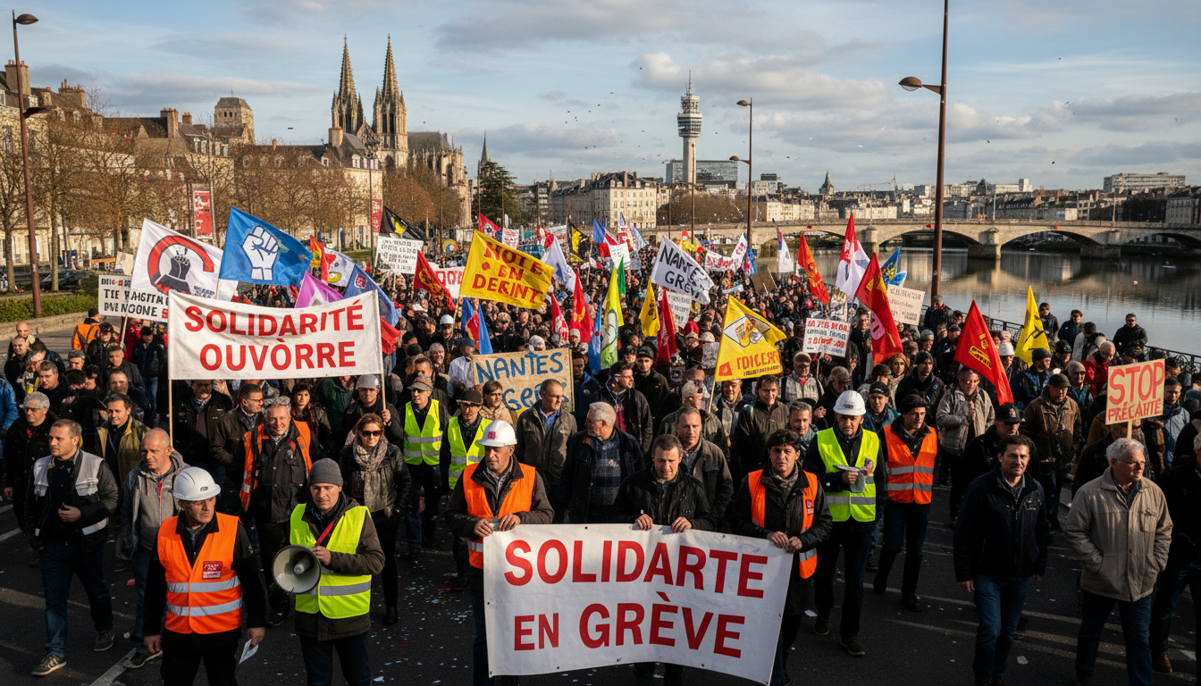 la cgt appelle les élus de nantes métropole à intervenir dans le contexte de la grève impactant le voyage à nantes, soulignant les revendications des salariés et l'importance d'une solution rapide.
