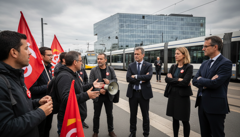 la cgt interpelle les élus de nantes métropole concernant la grève au voyage à nantes, soulignant les revendications des salariés et les impacts sur le service.