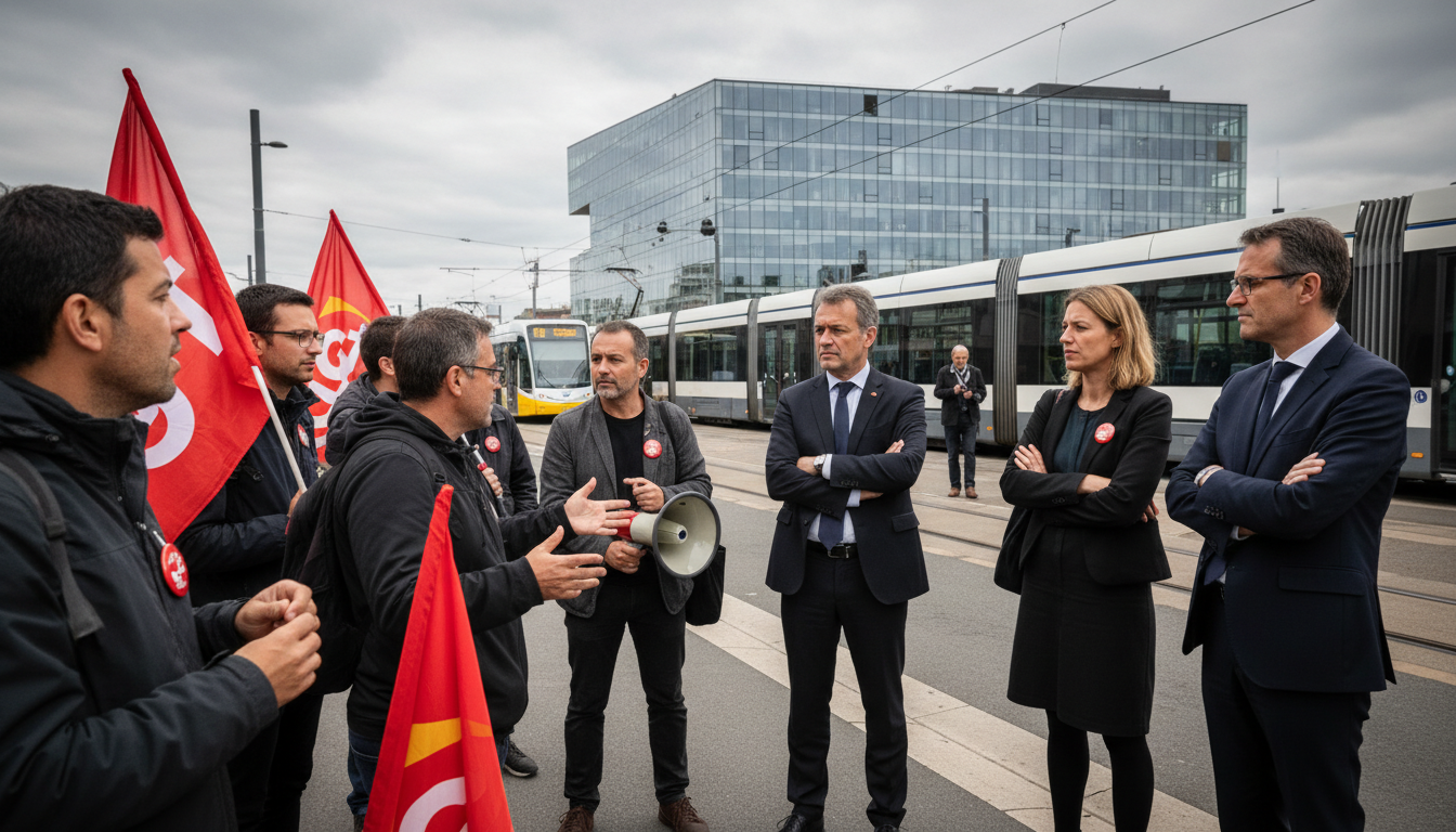 la cgt interpelle les élus de nantes métropole concernant la grève au voyage à nantes, soulignant les revendications des salariés et les impacts sur le service.