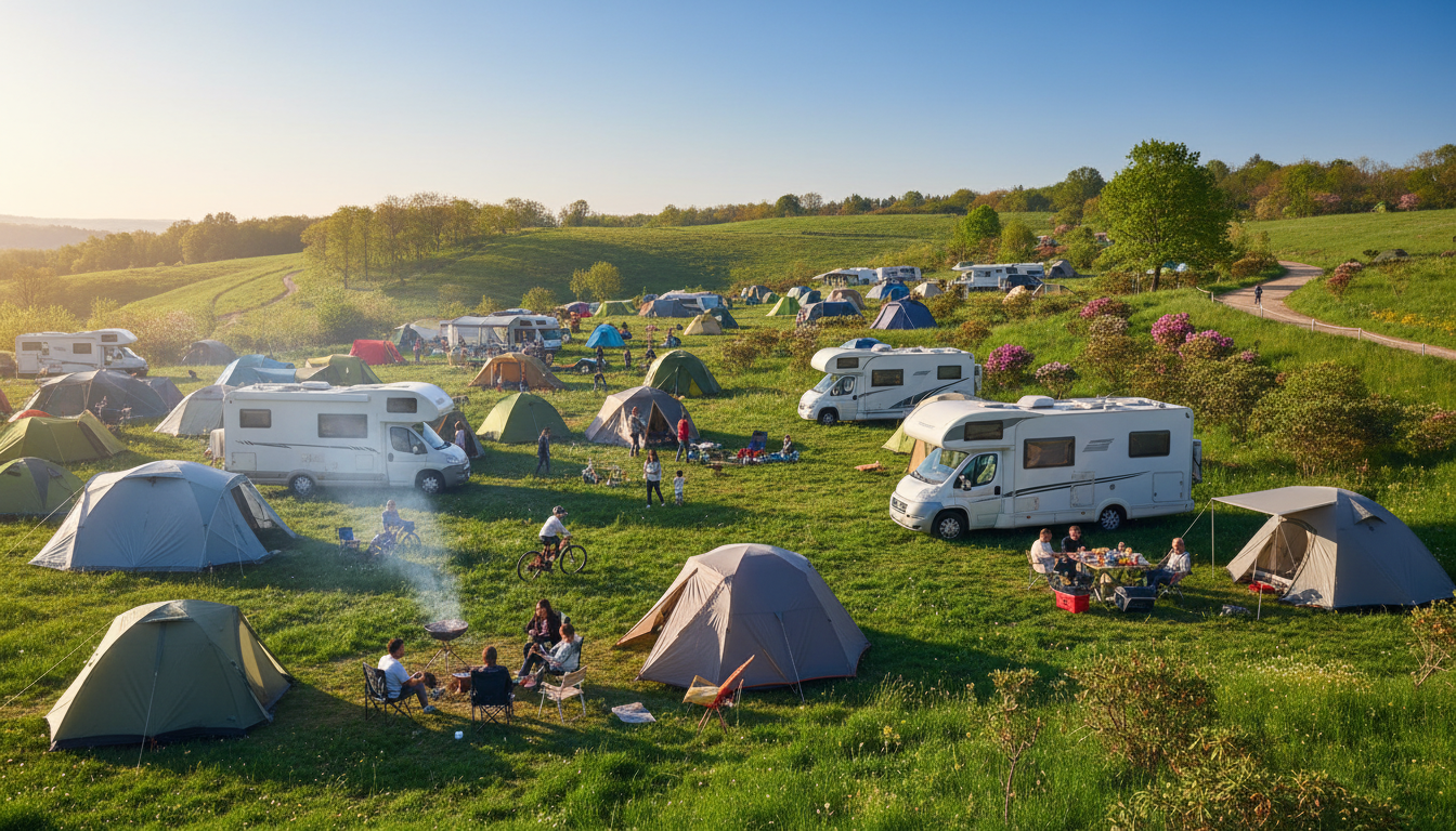 découvrez comment les longs week-ends de mai 2026 stimulent une forte augmentation des réservations en camping, promettant un printemps riche en escapades et en détente.