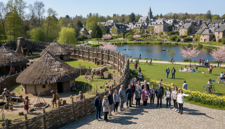 découvrez l'ouverture officielle de la saison touristique à rochefort-en-terre avec une programmation riche entre base de loisirs, visites guidées et parc de préhistoire pour toute la famille.