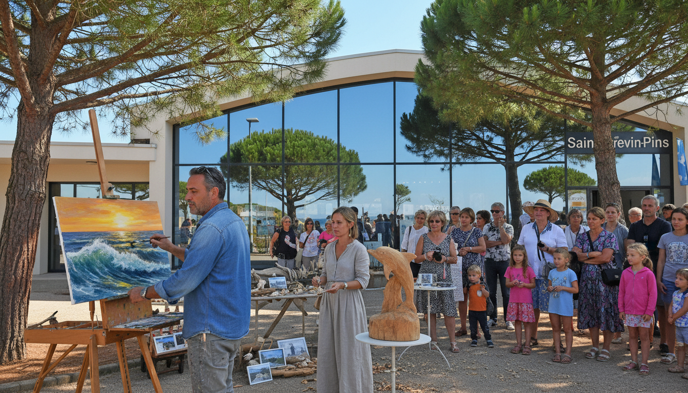 découvrez comment l'office de tourisme de saint-brevin-les-pins met à l'honneur le talent unique de deux artistes locaux à travers une célébration artistique exceptionnelle.