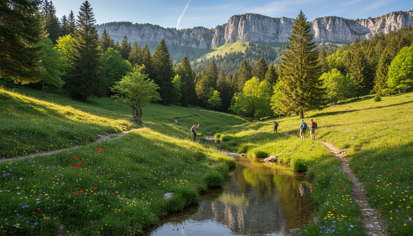 découvrez les trésors méconnus des contreforts du vercors, à moins d'une heure de grenoble. partez à l'aventure entre nature, patrimoine et authenticité pour un tourisme unique et authentique.