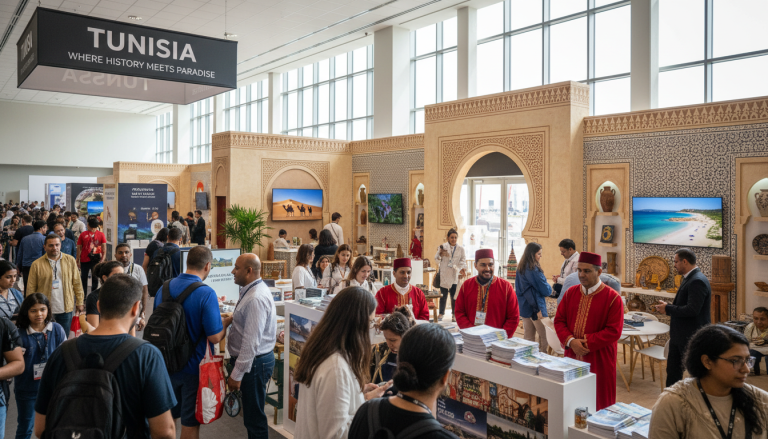 découvrez l'affluence record au pavillon tunisien lors du salon ottawa travel & vacation show 2026, mettant en lumière la richesse du tourisme tunisien et ses attractions incontournables.