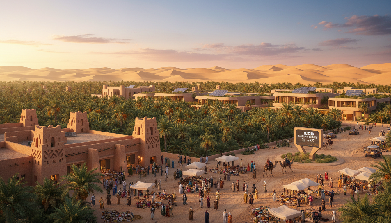 découvrez la renaissance touristique de tozeur, avec une croissance remarquable de 5,3 % au premier trimestre, symbole du dynamisme du tourisme saharien.