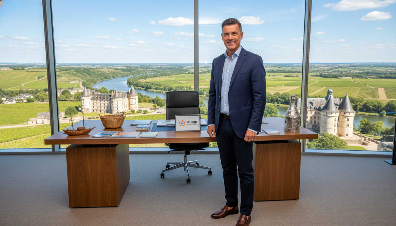 après quatre années d’expérience à mayotte, le nouveau directeur prend les rênes de l’office de tourisme de saumur val de loire pour dynamiser la région et promouvoir ses richesses.