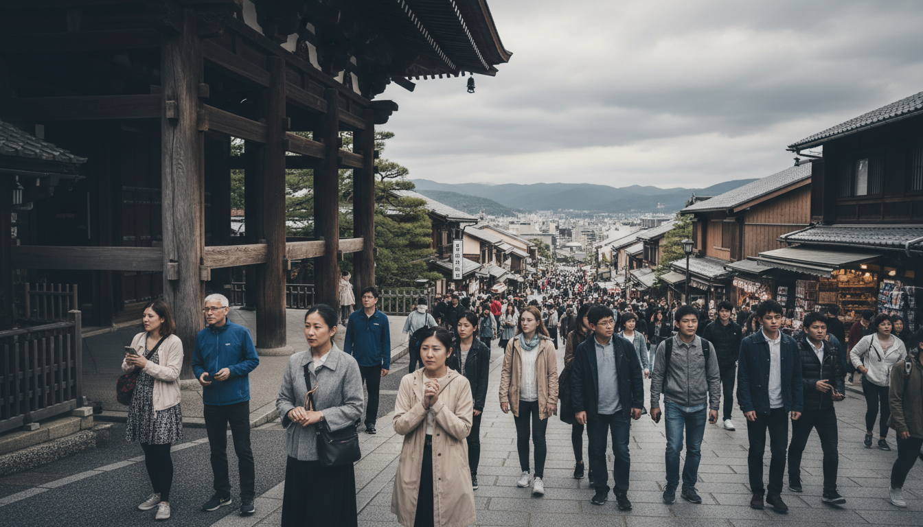 analyse approfondie du recul du tourisme chinois au japon dans un contexte de tensions diplomatiques grandissantes entre les deux pays.