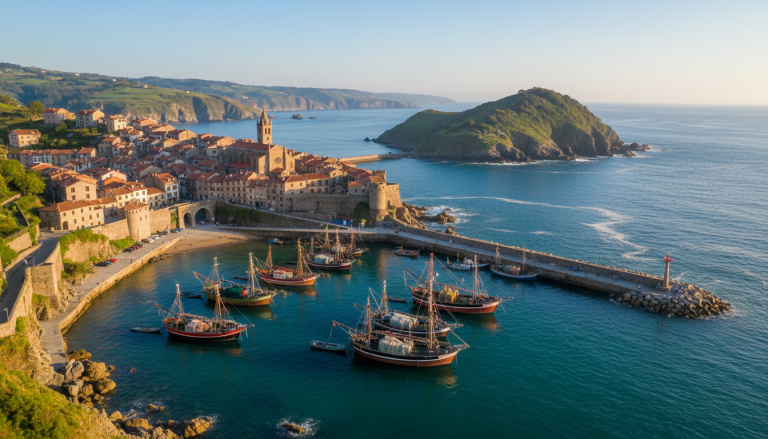 découvrez getaria, joyau maritime du pays basque espagnol, un charmant port de pêche riche en histoire et en traditions authentiques.