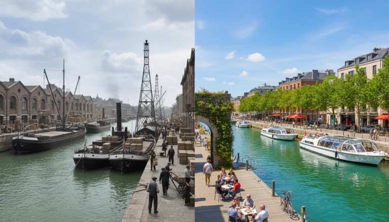 découvrez l'évolution fascinante du port du mans, passant d'un centre de la route des marchandises à une escale dynamique du tourisme fluvial, et explorez son riche avant/après captivant.