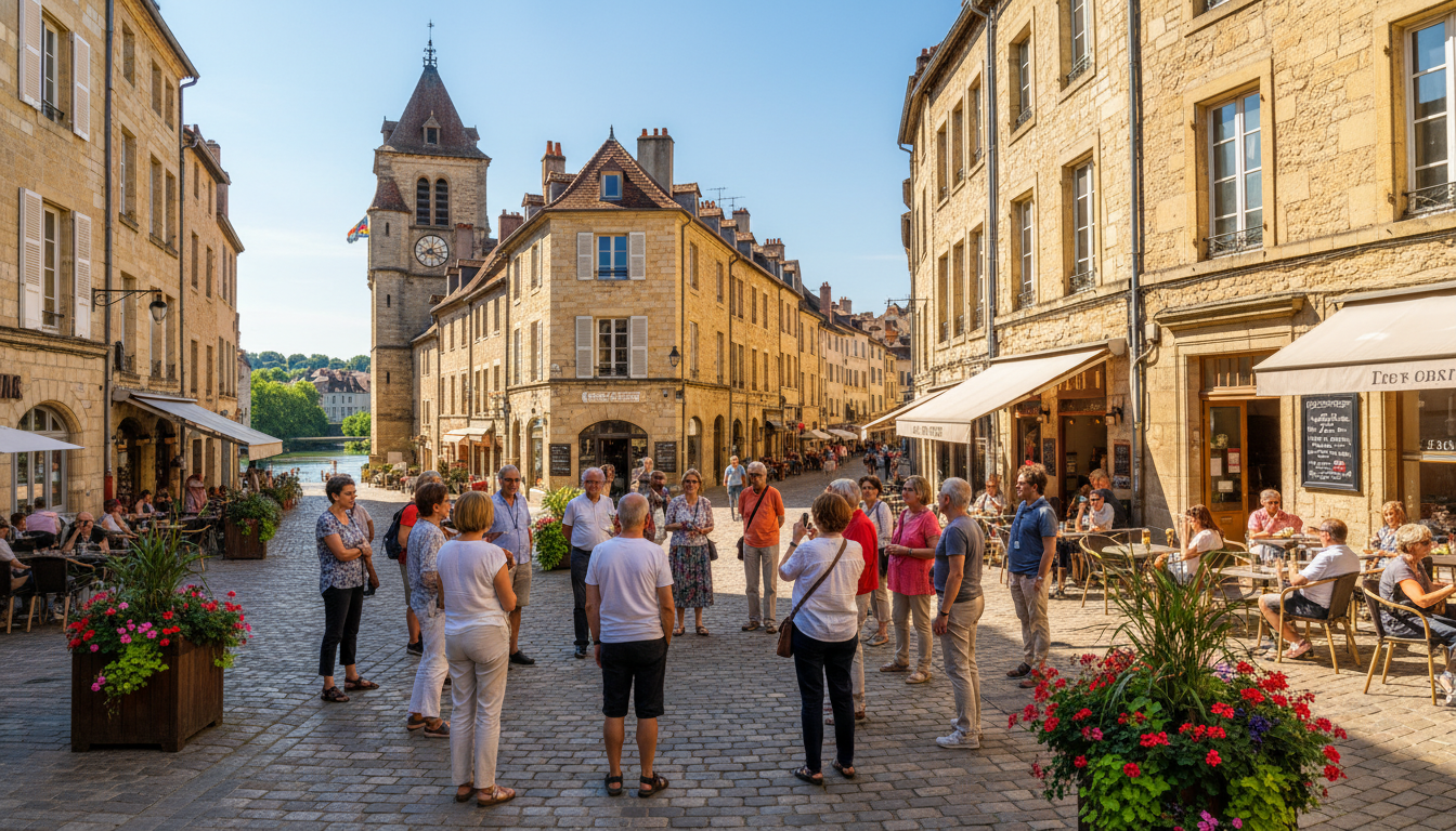découvrez besançon et ses environs grâce à des visites guidées captivantes alliant histoire, culture et nature. partez à l'aventure et vivez une expérience touristique unique au cœur de la région.