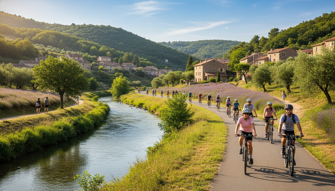 découvrez le sud-ardèche autrement : le tourisme à vélo séduit de plus en plus de visiteurs, surpassant la randonnée pour explorer ses paysages naturels et ses villages authentiques.