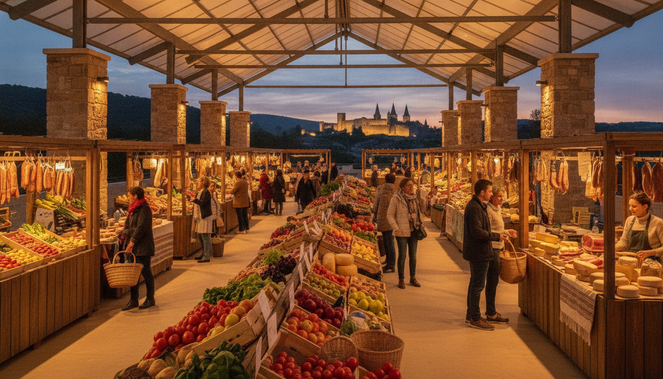 découvrez carcassonne agglo, un espace unique ouvert 24h/24 dédié à la valorisation et à la promotion des produits locaux de qualité.