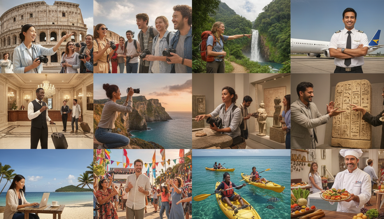 explorez 10 métiers passionnants dans le secteur du tourisme, prêts à accueillir votre talent et votre désir de changement pour une carrière enrichissante.