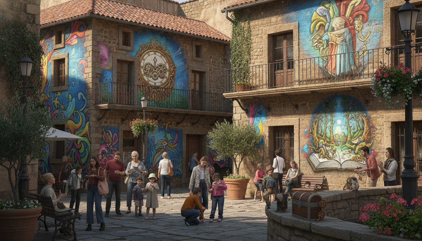 partez à l'aventure dans cette commune avec un jeu de piste inédit alliant street art et patrimoine pour une découverte ludique et culturelle unique.