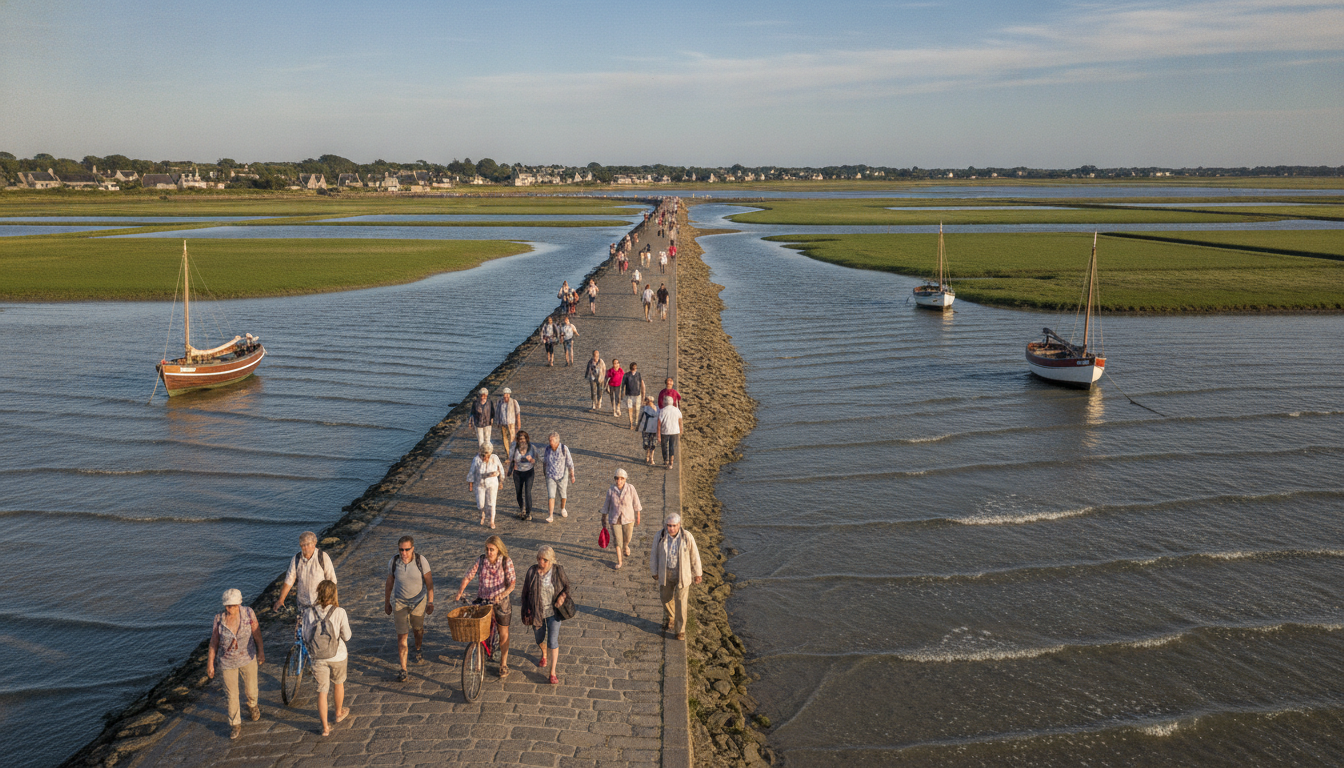 challans gois célèbre le lancement de sa saison en mettant en avant un tourisme alternatif unique autour du gois, offrant aux visiteurs une expérience authentique et nature.