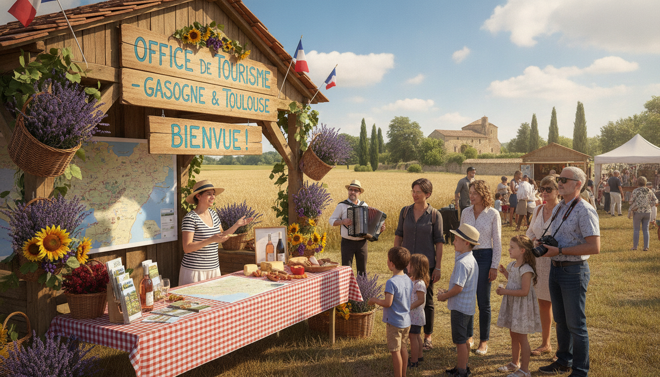 découvrez comment l'office de tourisme de la gascogne toulousaine à l'isle-jourdain se rapproche du public en proposant des animations et rencontres en dehors de ses locaux.