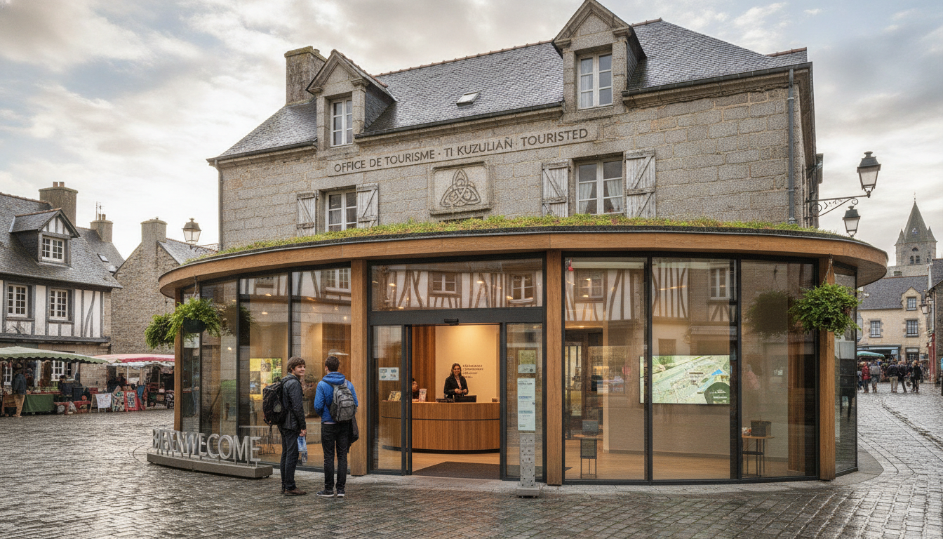 découvrez la rénovation des locaux historiques de l’office de tourisme du pays de douarnenez, un lieu riche en patrimoine et en histoire, réinvesti pour mieux vous accueillir.