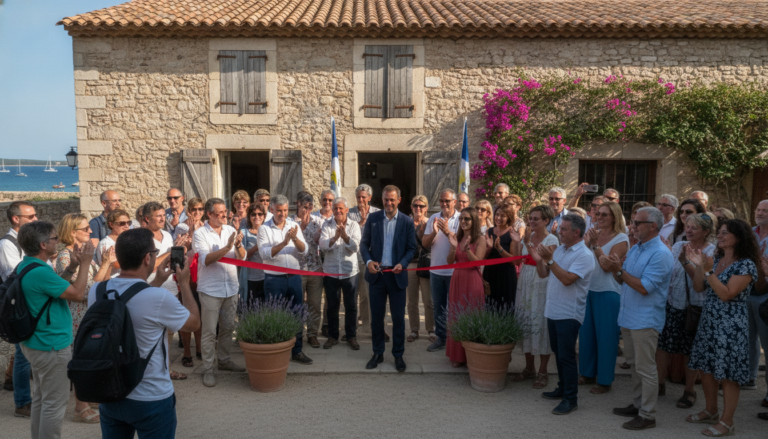 découvrez l'inauguration du nouveau point info tourisme à la maison des douaniers à peyriac-de-mer, pour un accueil et des informations touristiques améliorés.
