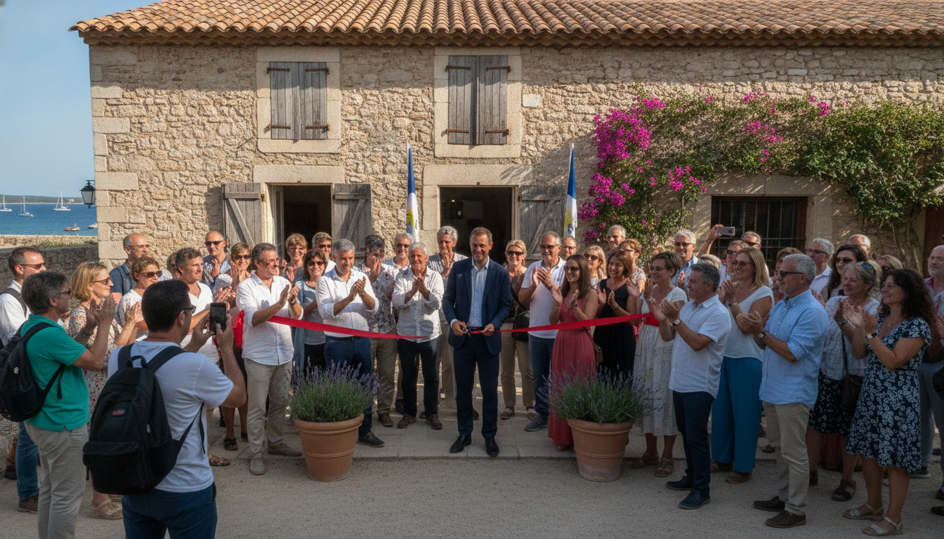 découvrez l'inauguration du nouveau point info tourisme à la maison des douaniers à peyriac-de-mer, pour un accueil et des informations touristiques améliorés.