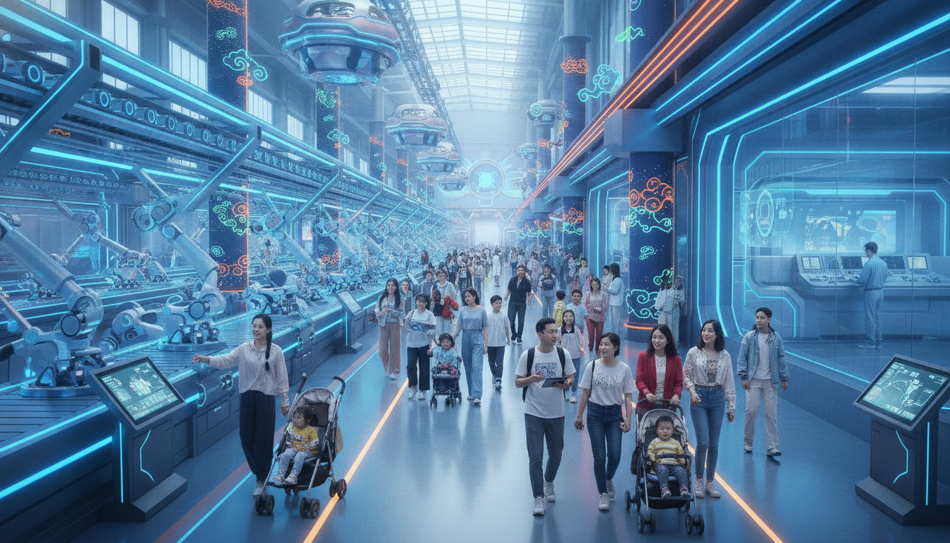 découvrez comment le tourisme technologique en chine transforme les visites d'usines en expériences captivantes, mêlant innovation et loisirs à la manière de disney.