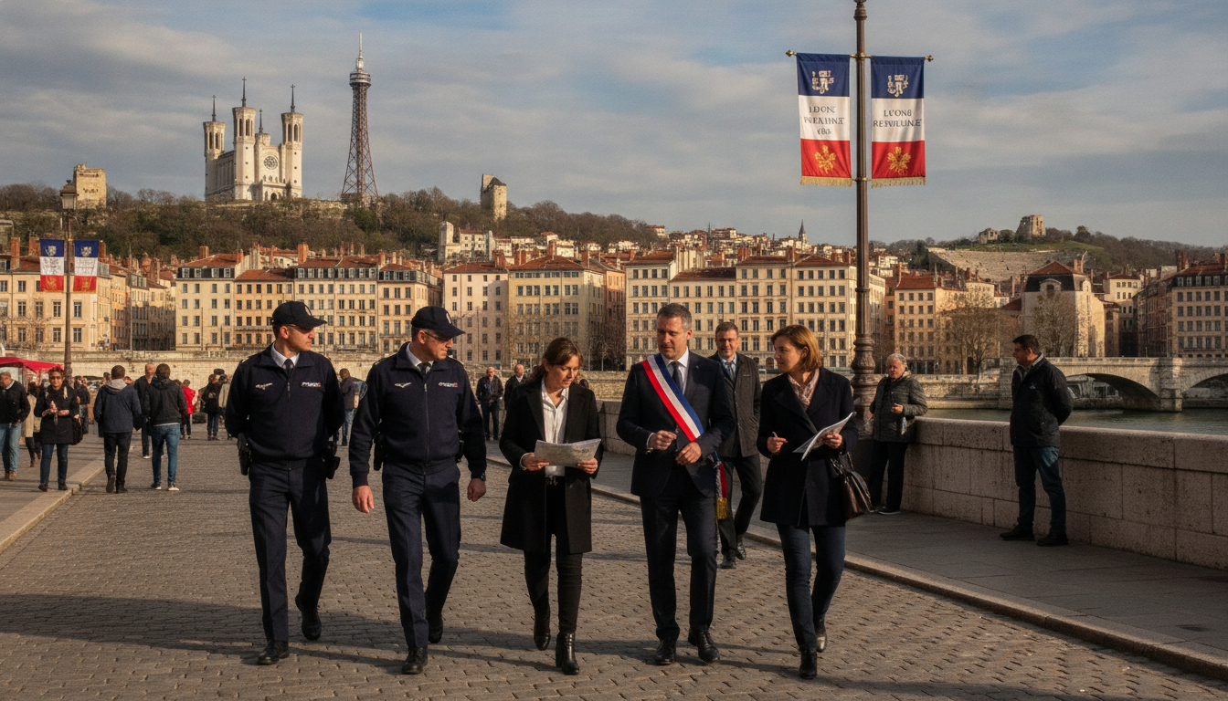 le préfet de lyon effectue une inspection des principaux sites touristiques de la ville pour renforcer la sécurité des visiteurs et garantir un accueil serein.
