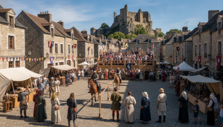 découvrez la richesse de l'histoire estivale à falaise à travers sa reconstruction historique immersive, une expérience incontournable pour les amateurs de patrimoine et de tourisme culturel.