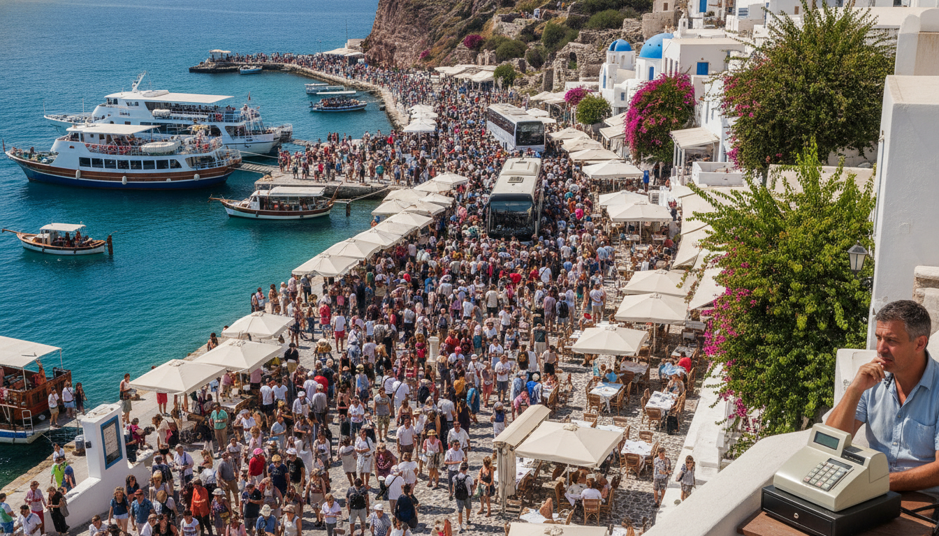 découvrez comment la grèce enregistre une croissance des arrivées touristiques surpassant celle des revenus générés, et explorez les enjeux économiques de ce phénomène.