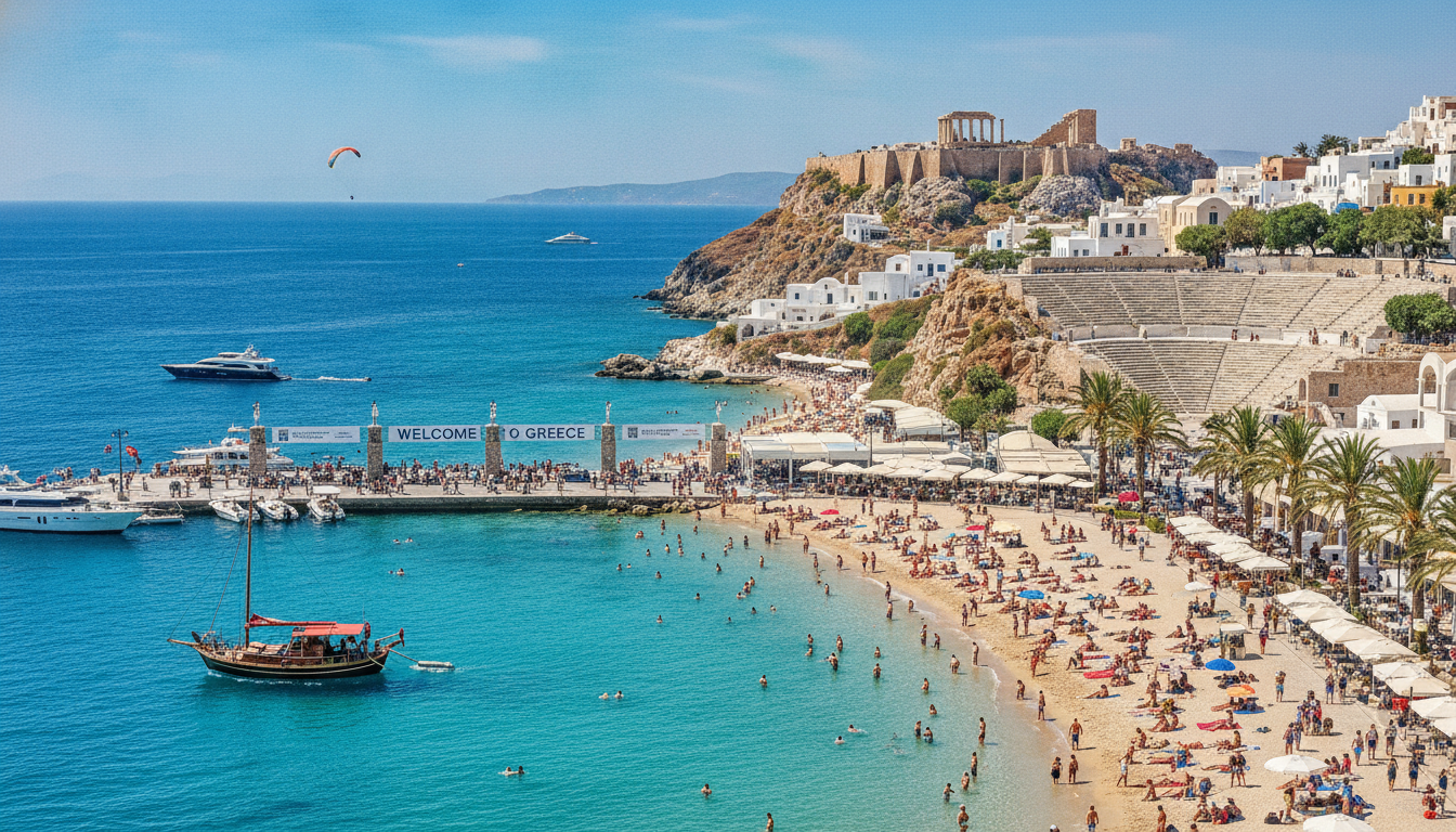 découvrez comment la grèce enregistre une croissance des arrivées touristiques surpassant celle des revenus générés, analysant les tendances et les impacts économiques de ce phénomène.