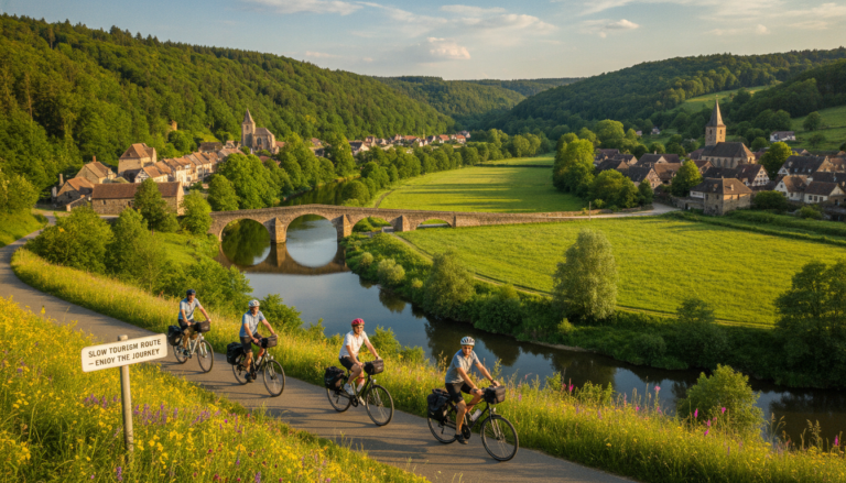 découvrez la véloroute 86 à decazeville, une expérience unique de slow tourisme au cœur de l'aveyron, entre paysages préservés et patrimoine riche.