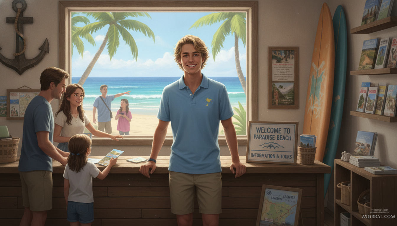 découvrez le portrait de marius, saisonnier à l'office de tourisme de narbonne-plage, qui prépare avec soin l'accueil des vacanciers pour une expérience inoubliable.