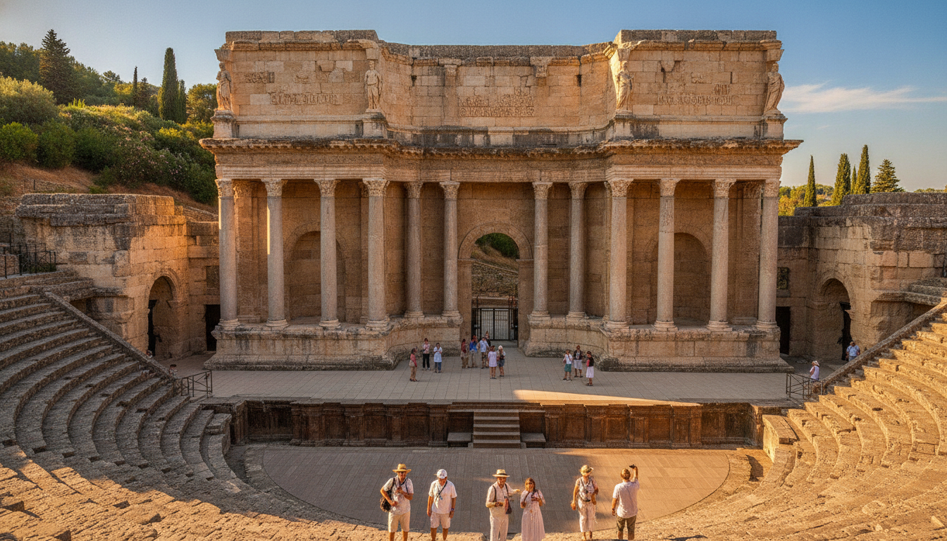 découvrez le théâtre romain d'orange, classé au patrimoine mondial de l’unesco, un joyau du tourisme antique alliant histoire, architecture et spectacles exceptionnels.