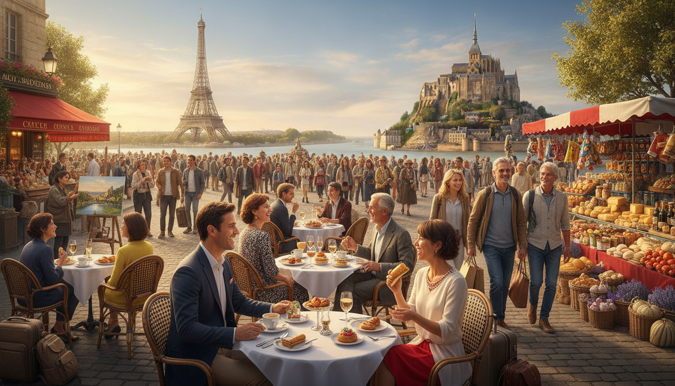découvrez les tendances actuelles du tourisme en france : une augmentation de l'affluence des visiteurs internationaux et les changements dans le budget consacré par les français.
