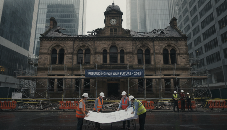 l'office de tourisme fait face à la destruction de son toit. une étude est en cours pour envisager les solutions de reconstruction et assurer la pérennité du site.